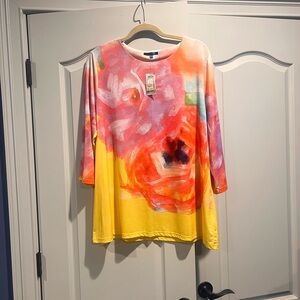 Colorful Abstract Women's Top